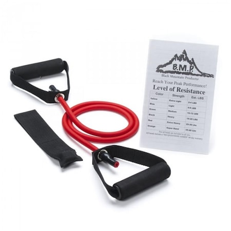 Black Mountain Products Red L - A 25-30 lbs. Single Resistance Band, Red BL39226
